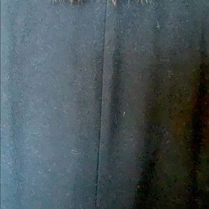 Cashmere Coat, I.Magnin,open flap tail Dbl.Breast